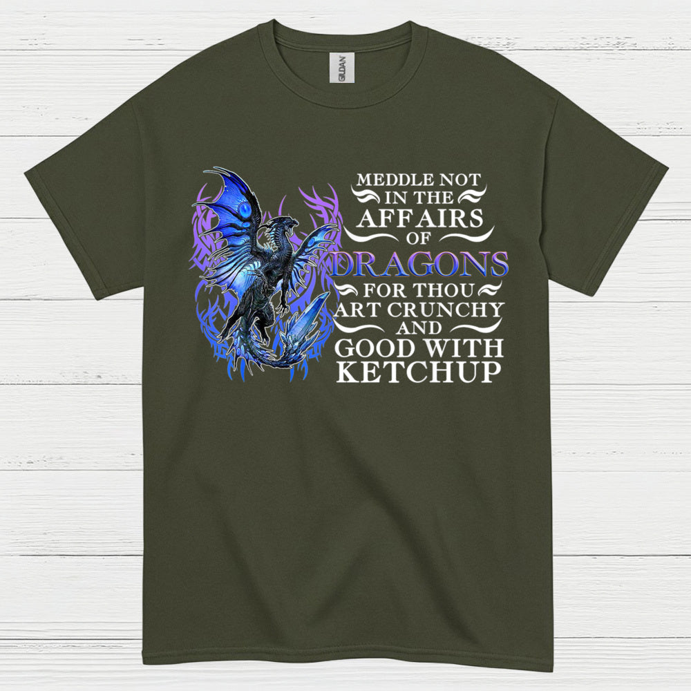 Good With Ketchup Dragon T Shirt