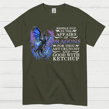 Good With Ketchup Dragon T Shirt