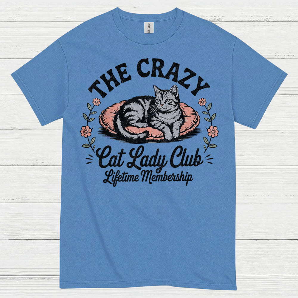 Crazy Cat Lady Club T Shirt