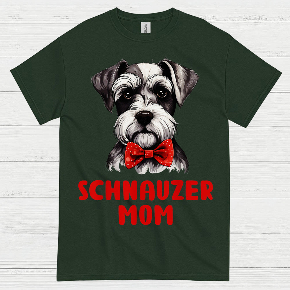 Schnauzer Mom Cute Dog Lover T Shirt