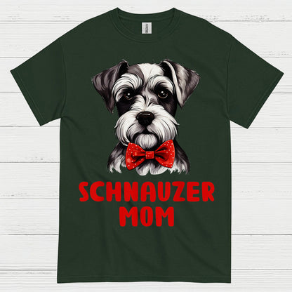 Schnauzer Mom Cute Dog Lover T Shirt