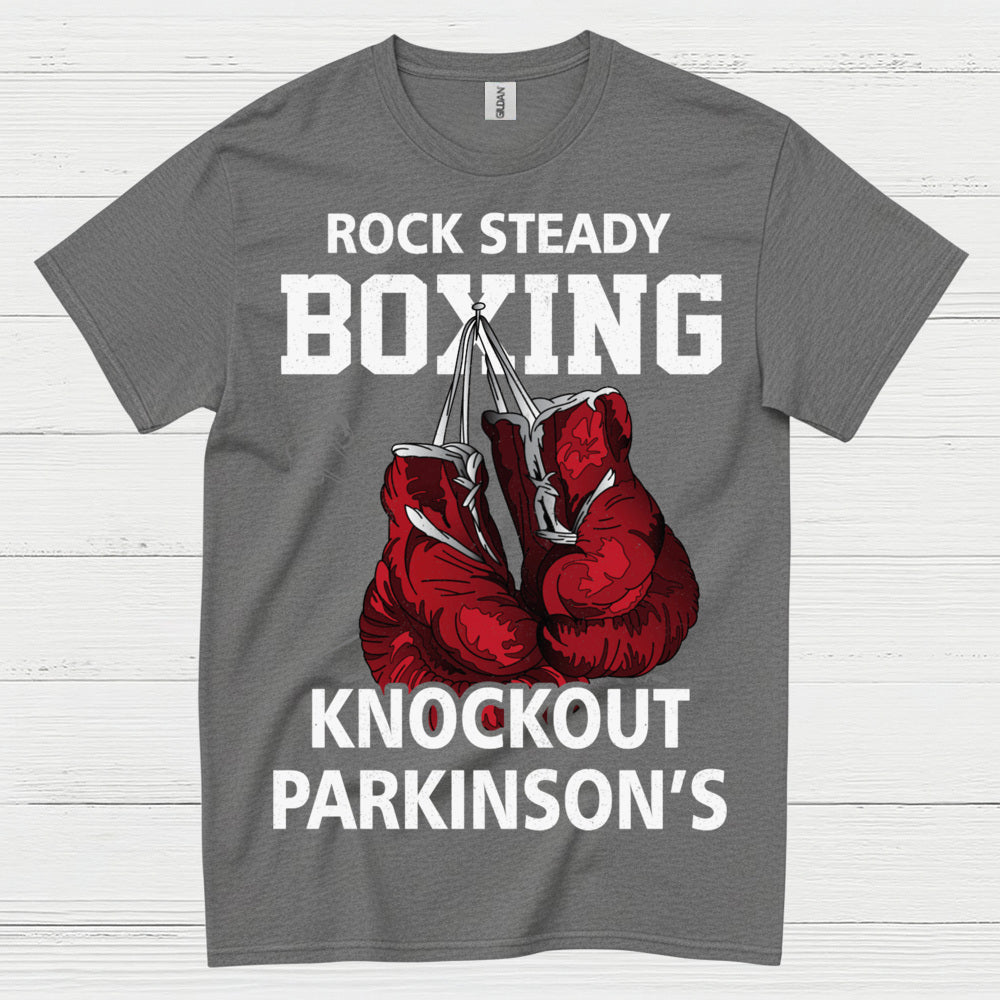 Rock Steady Boxing Knockout Parkinsons T Shirt