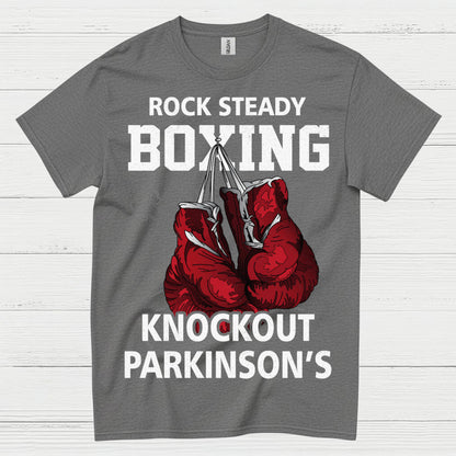Rock Steady Boxing Knockout Parkinsons T Shirt