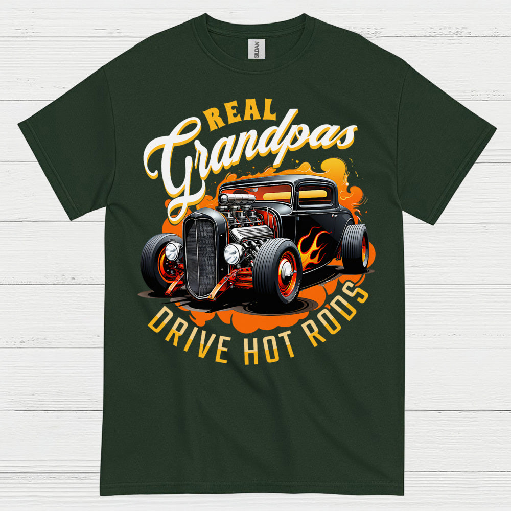 Real Grandpas Drive Hot Rods T Shirt