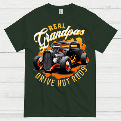 Real Grandpas Drive Hot Rods T Shirt