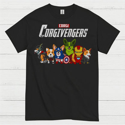 Corgivengers Superhero Corgi T Shirt