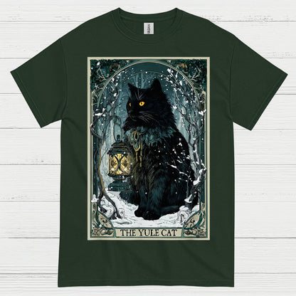 Yule Cat Winter Art T Shirt