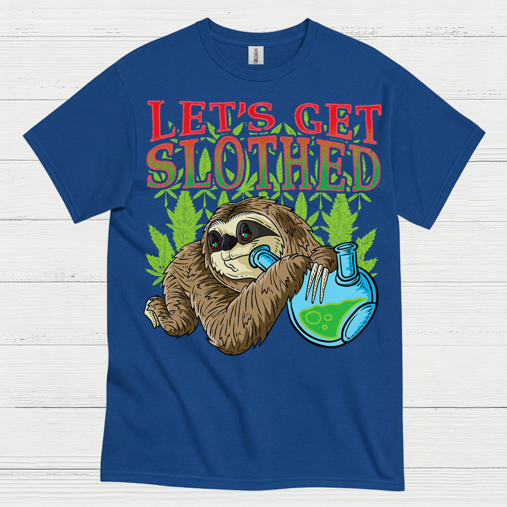 Lets Get Slothed Funny Sloth T Shirt
