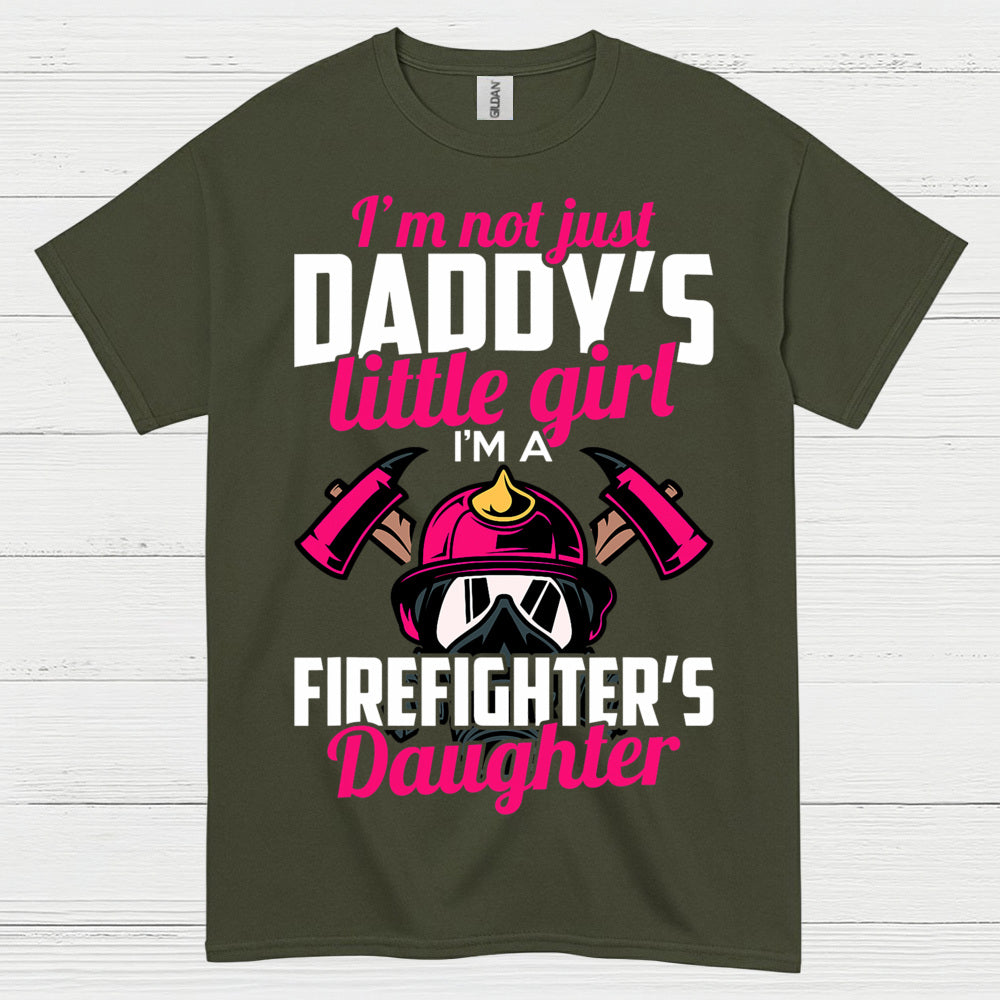 Firefighter’s Daughter Daddy’s Little Girl T Shirt