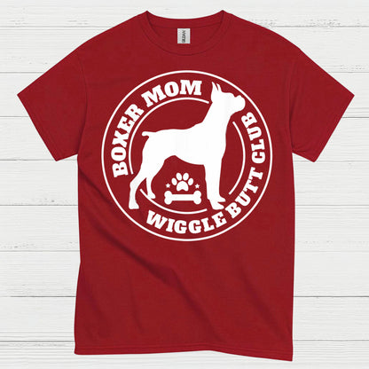 Boxer Mom Wiggle Butt Club T Shirt