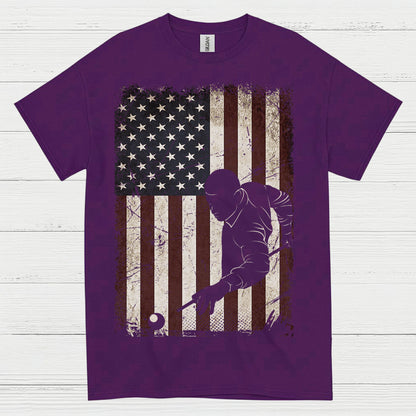 American Pool Player Patriotic T Shirt