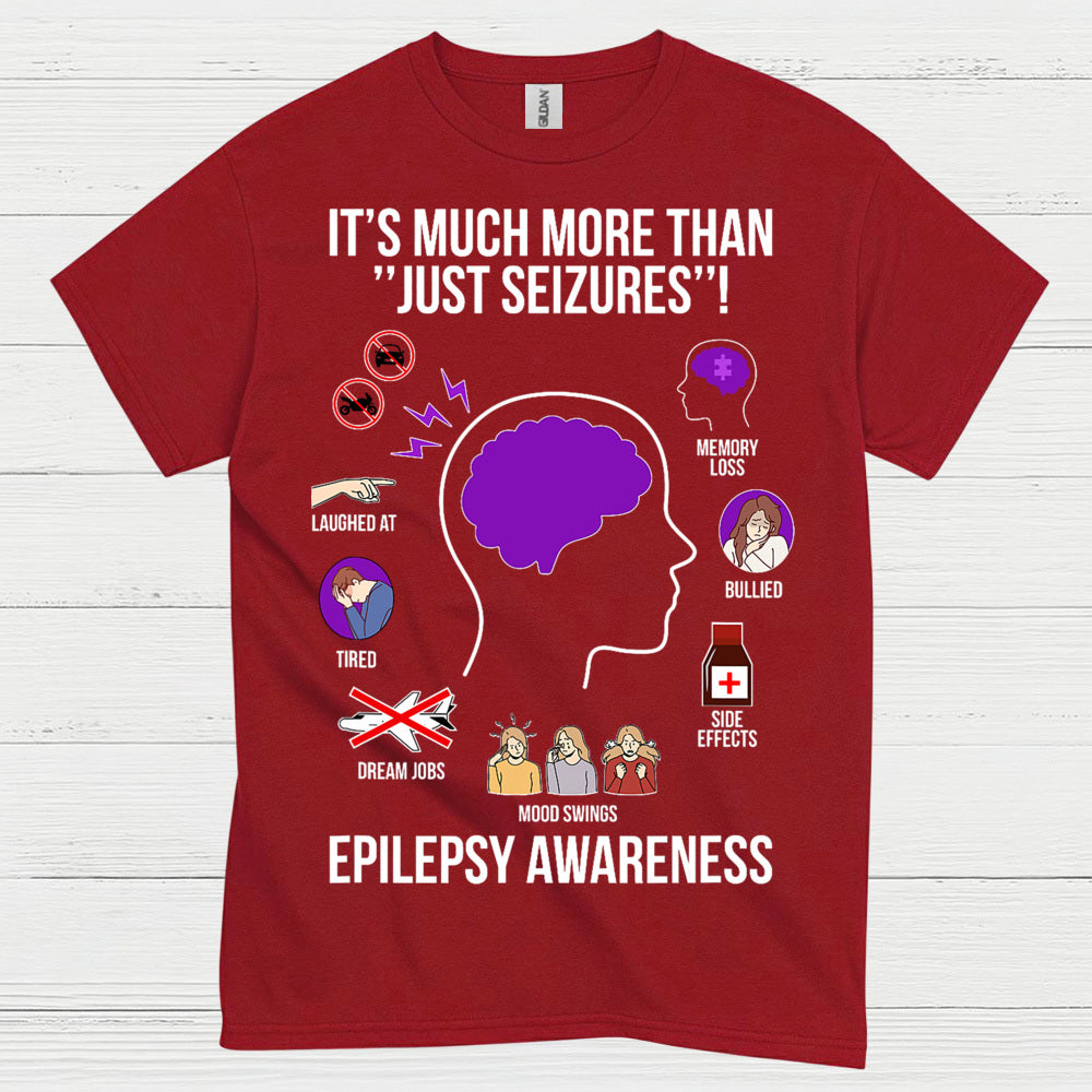 More Than Seizures Epilepsy Awareness T Shirt