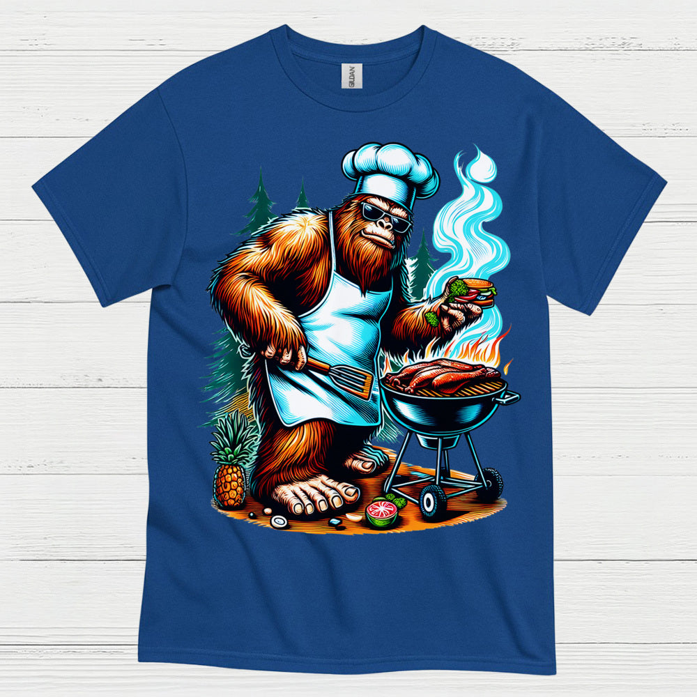 Bigfoot BBQ Grilling T Shirt