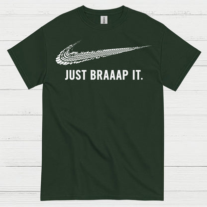 Just Braaap It Motocross Rider T Shirt
