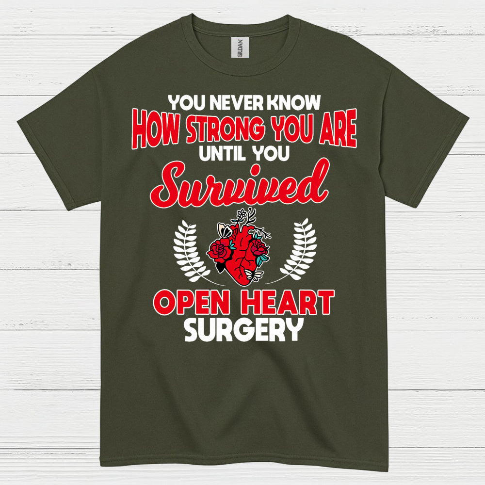 Survived Open Heart Surgery T Shirt