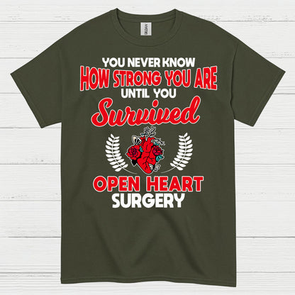 Survived Open Heart Surgery T Shirt