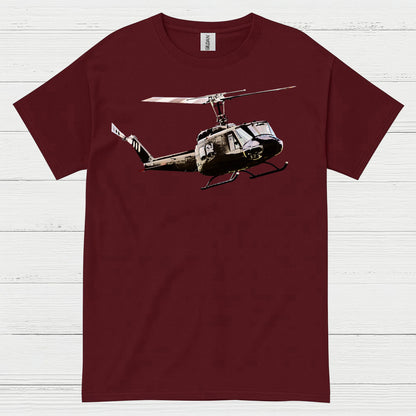 UH-1 Huey Classic Military Helicopter T Shirt