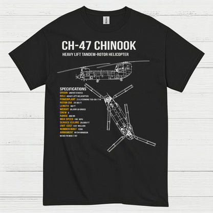 CH-47 Chinook Heavy Lift Aviation T Shirt