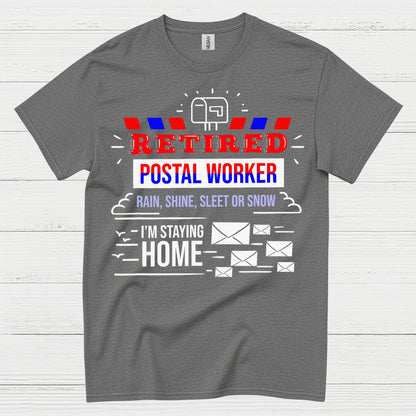 Retired Postal Worker T Shirt