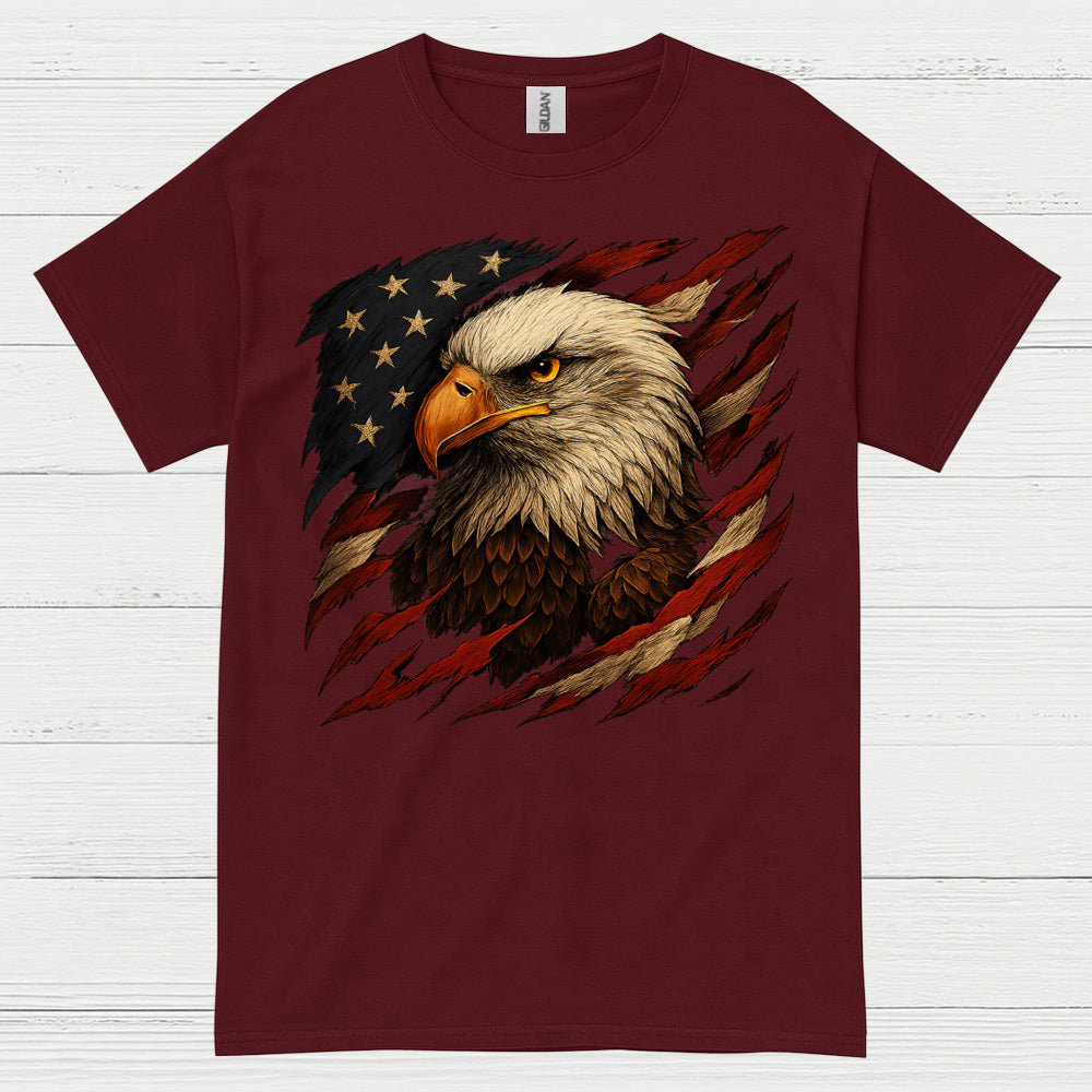 American Bald Eagle Patriotic Freedom Pride T Shirt