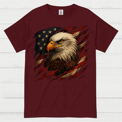 American Bald Eagle Patriotic Freedom Pride T Shirt