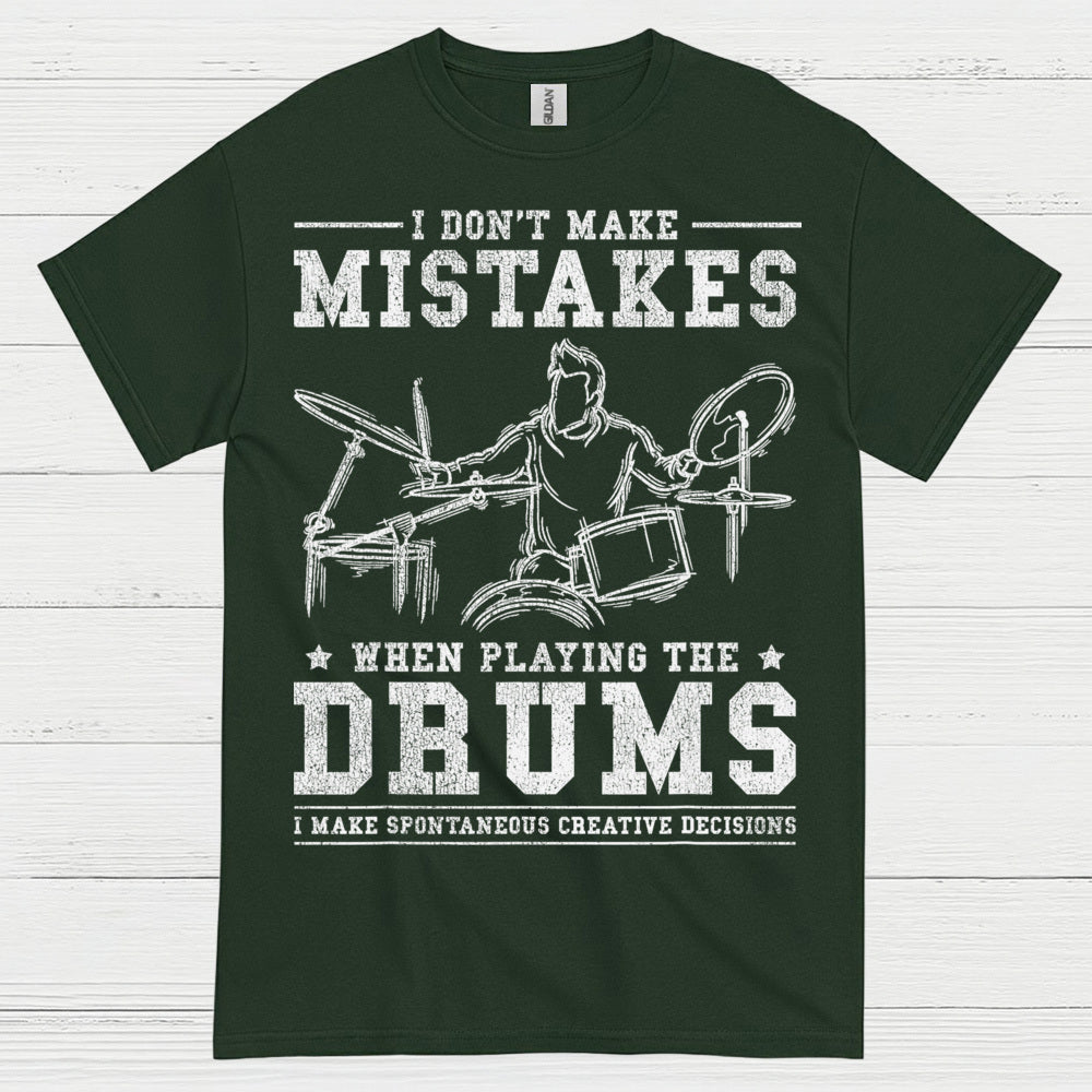 No Mistakes Drummer T Shirt