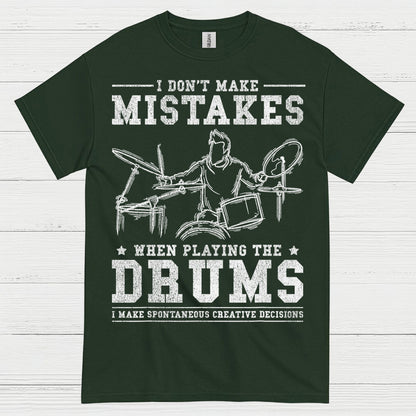 No Mistakes Drummer T Shirt