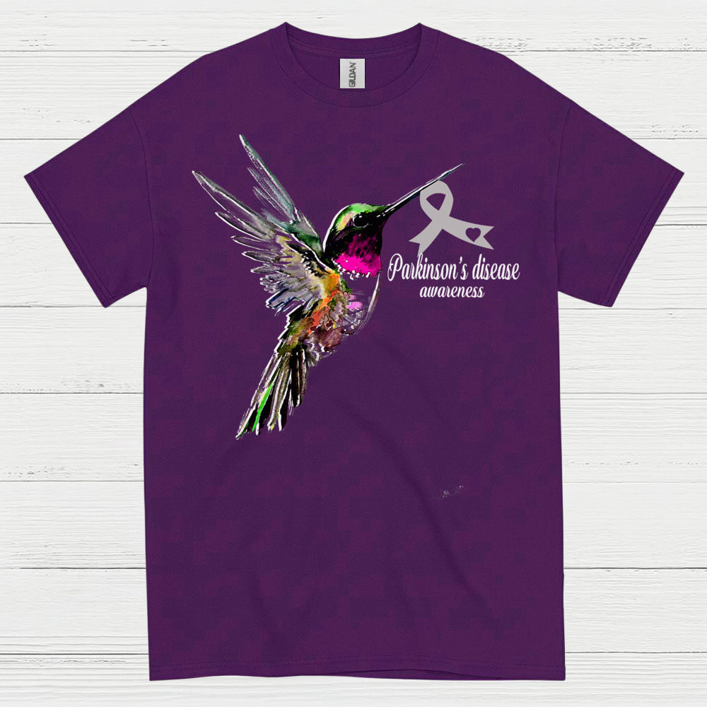 Parkinsons Awareness Hummingbird Hope T Shirt