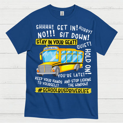 Get On the Bus Teacher T Shirt