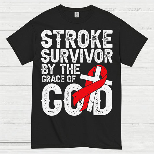 Stroke Survivor By The Grace Of God T Shirt