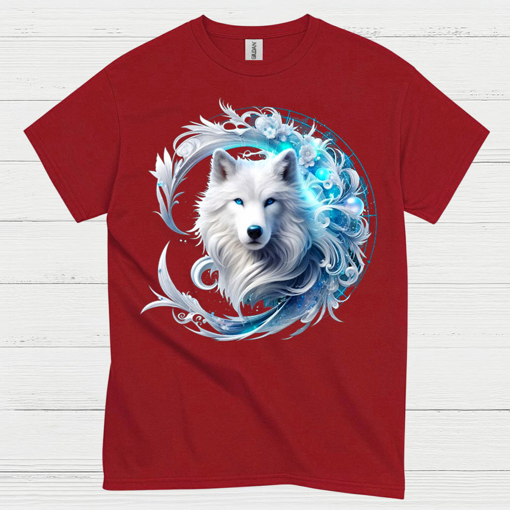 Mystic White Wolf Spirit T Shirt