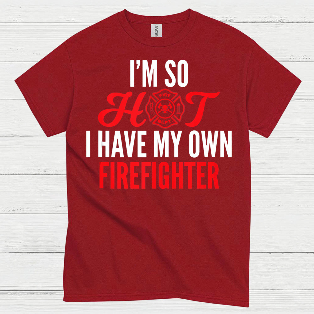 Hot Firefighter Love T Shirt