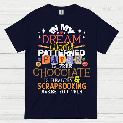 In My Dream World Patterned Paper Scrapbooking T Shirt