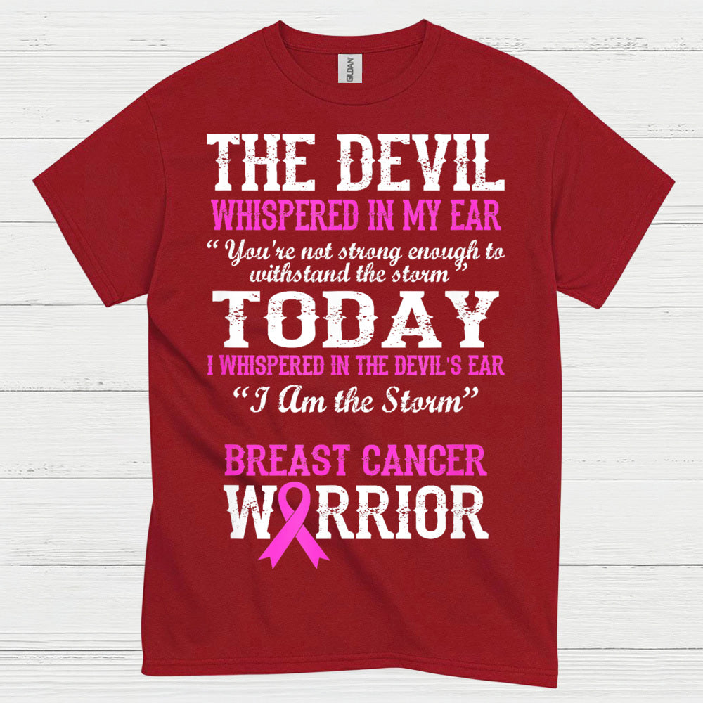 Breast Cancer Warrior I Am The Storm T Shirt