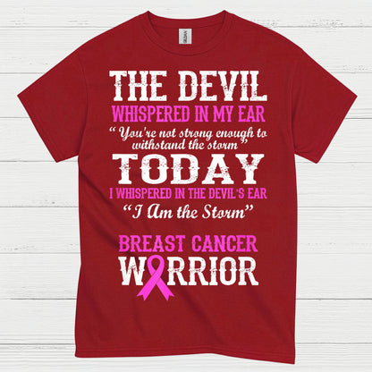 Breast Cancer Warrior I Am The Storm T Shirt