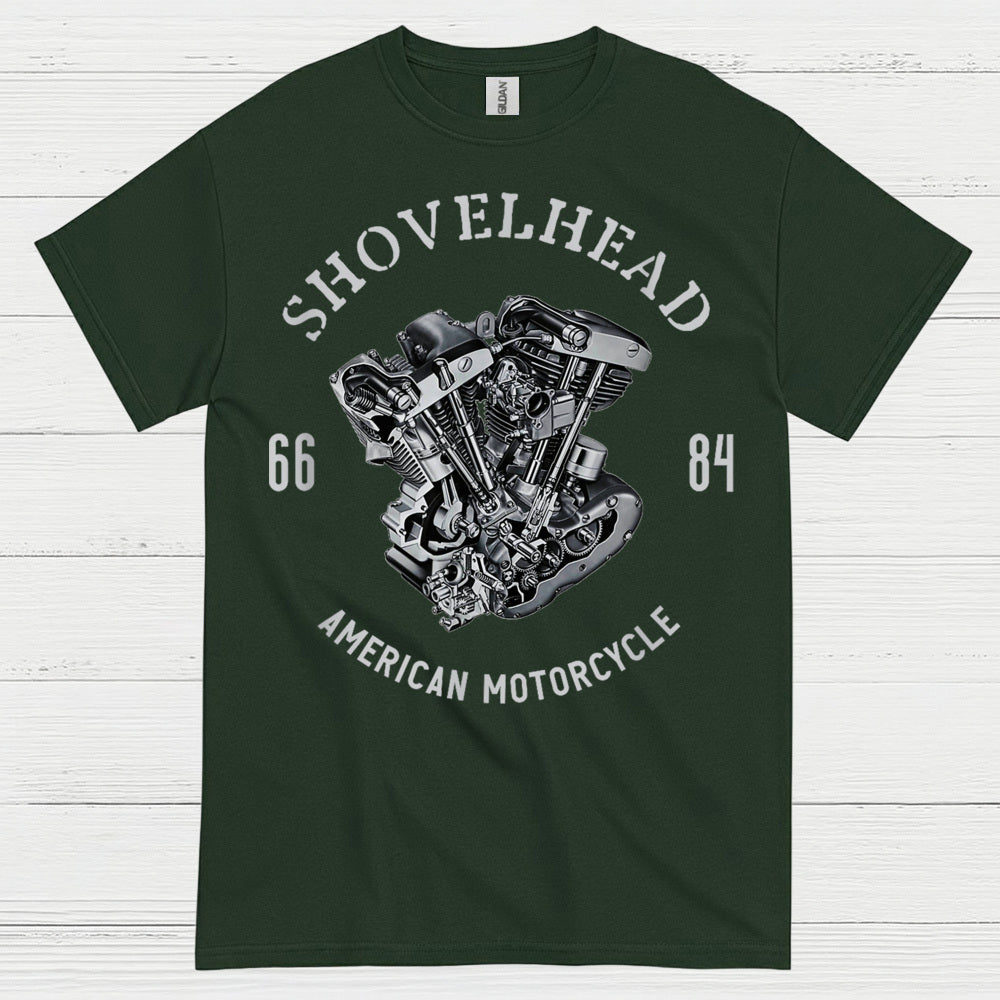 Shovelhead American Motorcycle Engine T Shirt