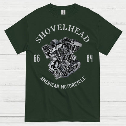 Shovelhead American Motorcycle Engine T Shirt