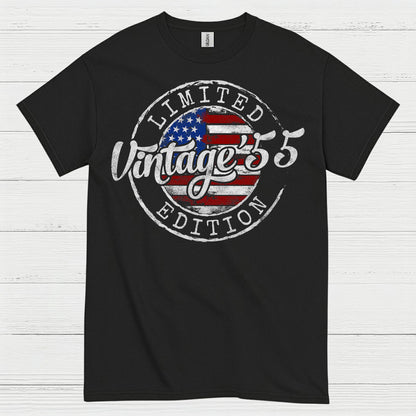 Vintage 55 Limited Edition Birthday T Shirt