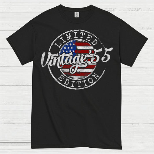 Vintage 55 Limited Edition Birthday T Shirt