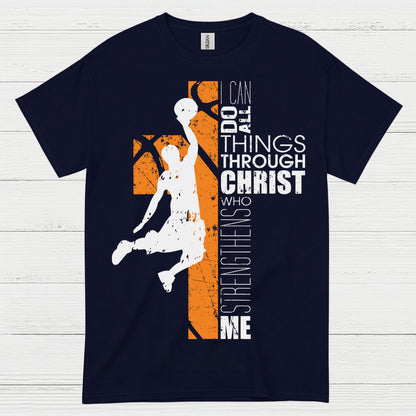 I Can Do All Things Through Christ Basketball T Shirt