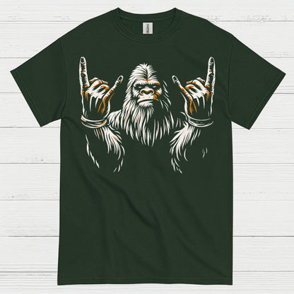 Rock On Bigfoot T Shirt