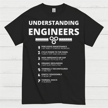 Understanding Engineers T Shirt Funny Engineering Humor Tee
