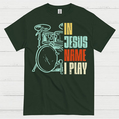 In Jesus Name Drums T Shirt