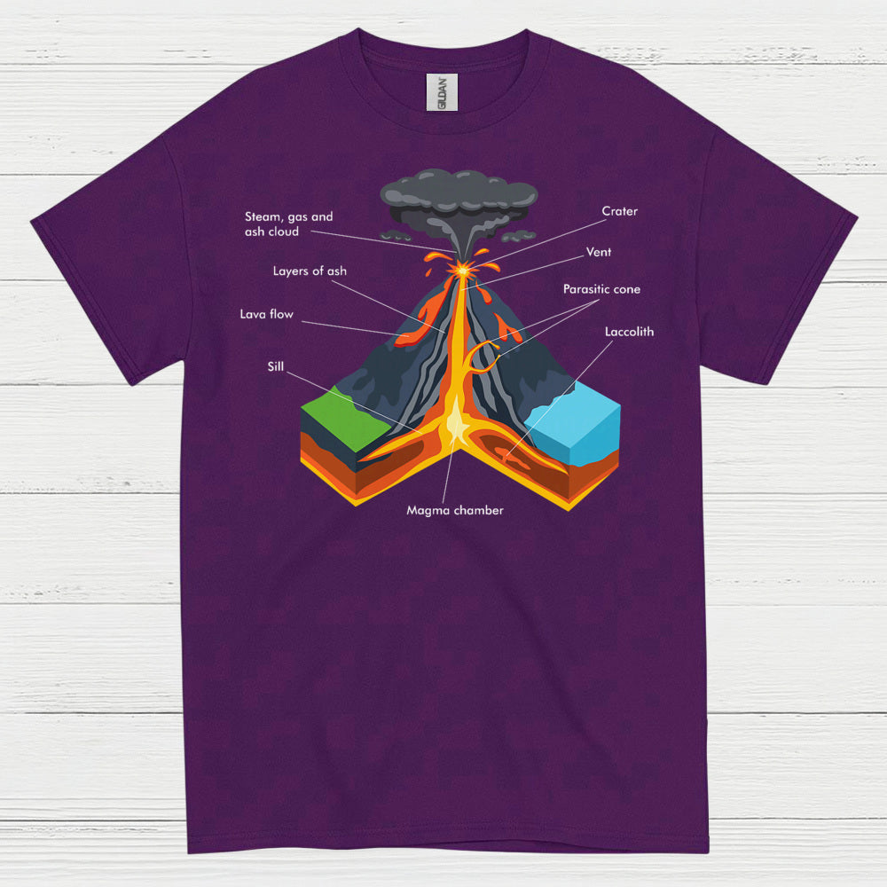 Volcano Science Teacher T Shirt