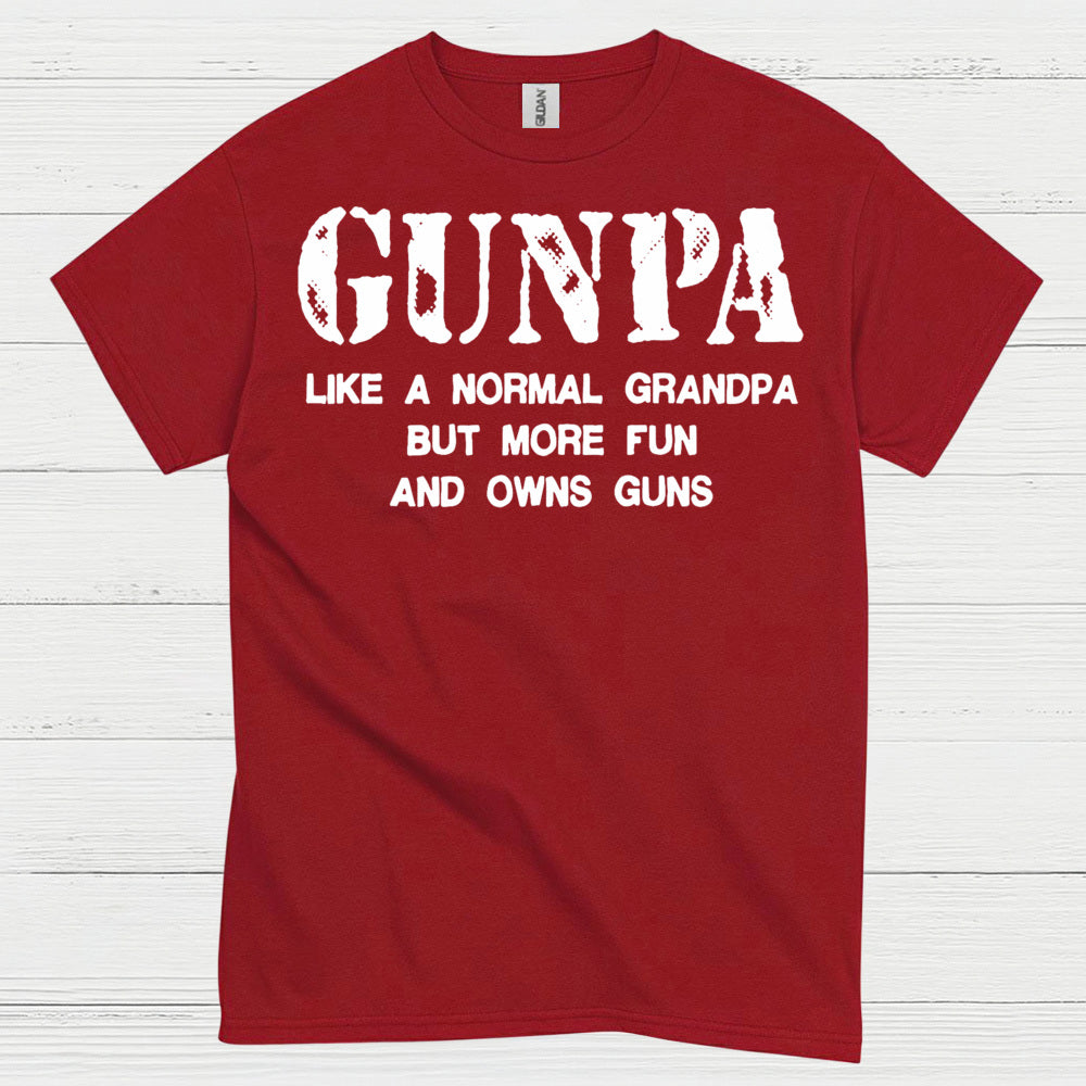Gunpa Like A Normal Grandpa Funny T Shirt