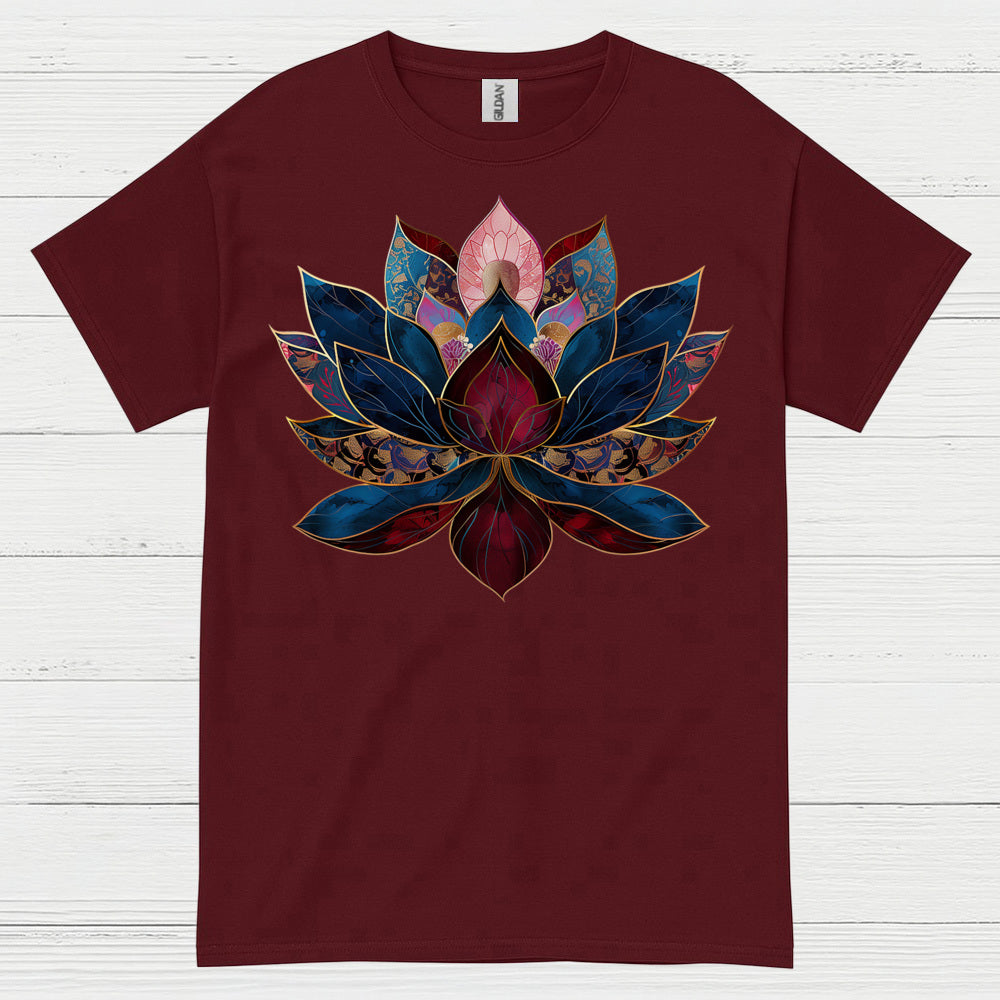 Sacred Lotus Mandala Yoga T Shirt