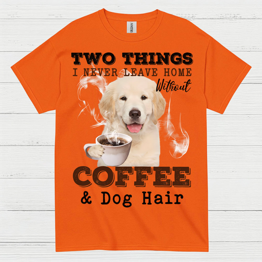 Coffee And Dog Hair Funny Dog Lover T Shirt
