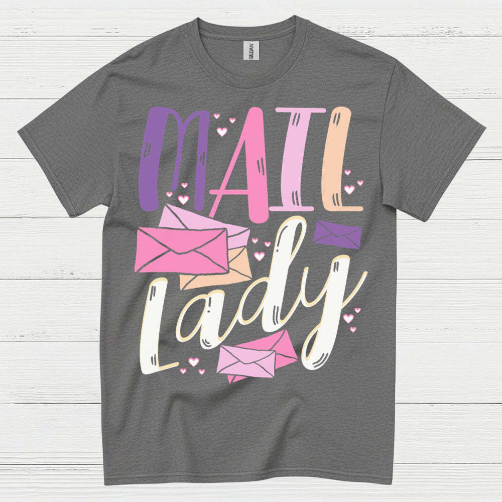 Mail Lady Cute Postal T Shirt