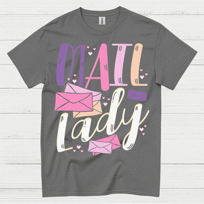 Mail Lady Cute Postal T Shirt