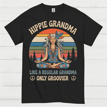 Hippie Grandma Groovier Than Regular T Shirt